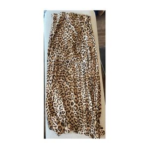 Zara maxi length Leopard Skirt